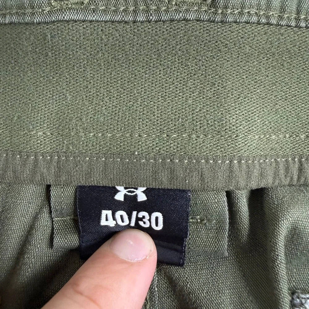 Under Armour Storm Tactical Patrol Cargo Pants Mens Size 40 Green 1240598